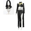 Cosplay Costume Lune Clair Obscur: Expedition 33 Gown Dress Black Women Halloween Carnival Party Outfits