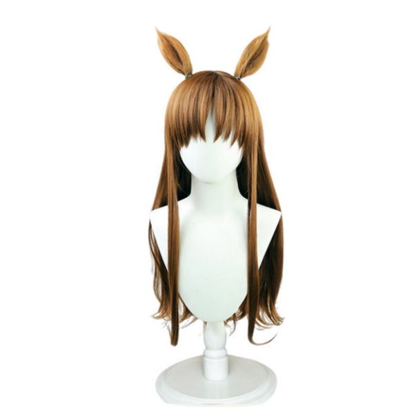 Uma Musume Pretty Derby Anime Grass Wonder Cosplay Wig Heat Resistant Synthetic Hair Carnival Halloween Party Props