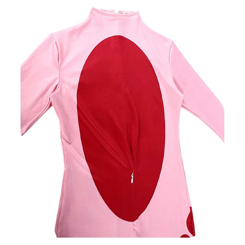 Hazbin Hotel Fat Nugget Kids Children Pink Jumpsuit Party Carnival Halloween Cosplay Costume