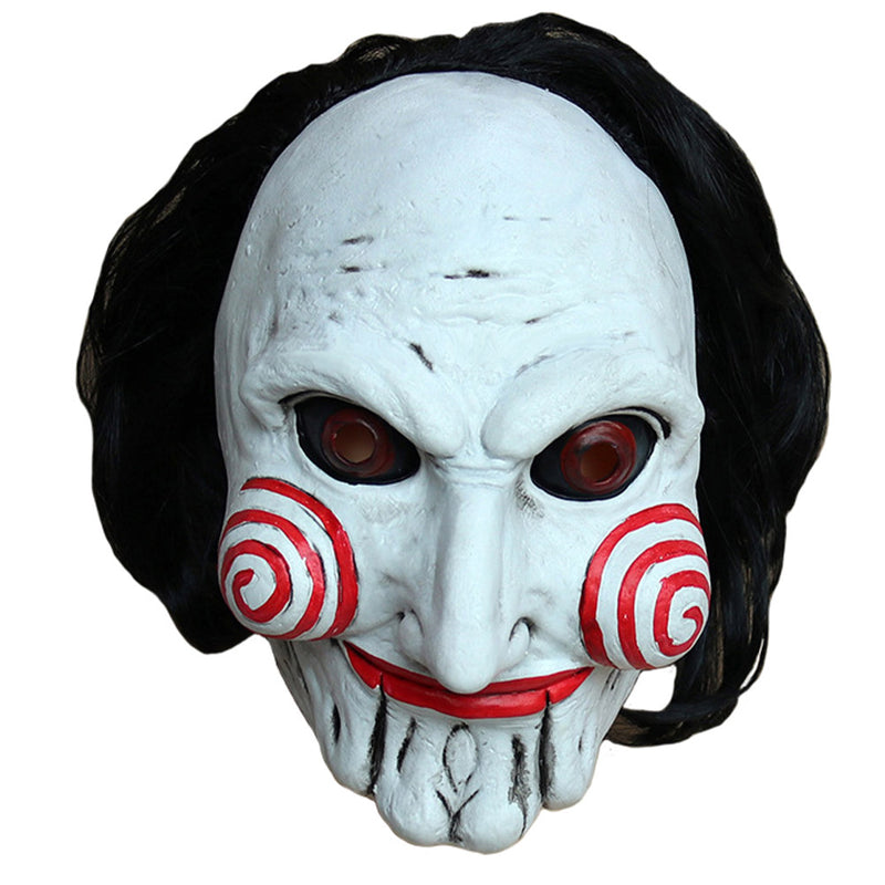 Saw Jigsaw Killer John Kramer Black Suit Party Carnival Halloween Cosplay Costume