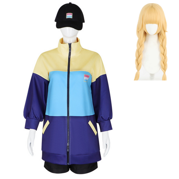 Ya Boy Kongming Tsukimi Eiko Casual Jacket Halloween Cosplay Costume