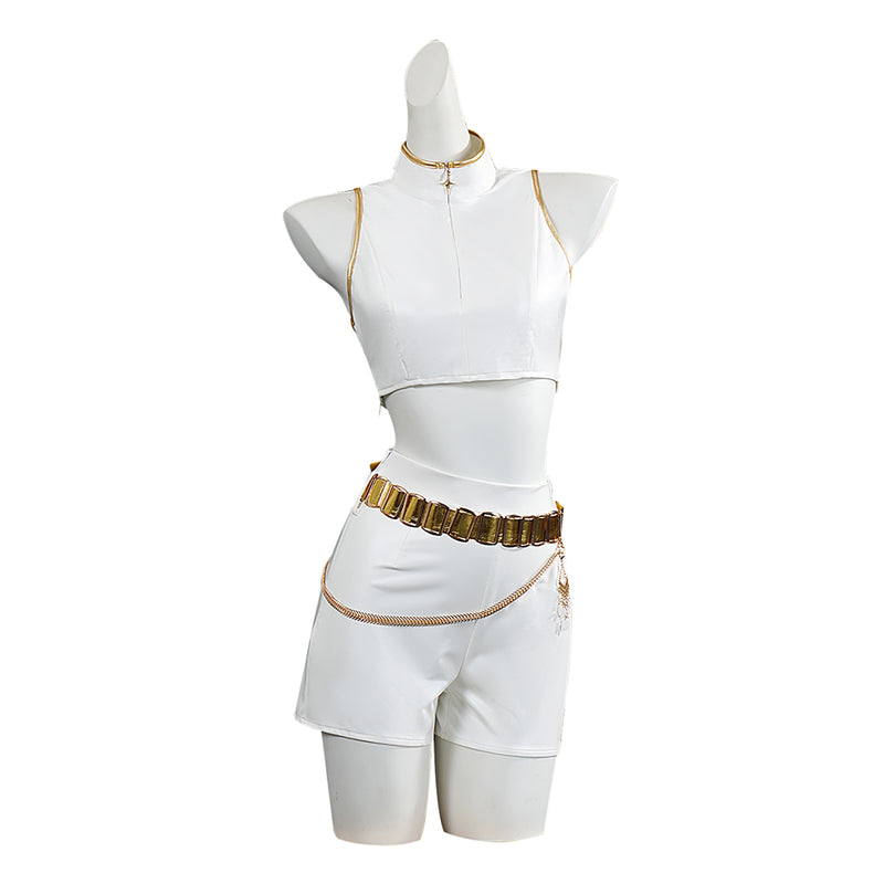 Costume Cosplay Hunters Per Bambini – Set Giacca, Pantaloncini E T-shirt, Stile Kpop Ru-mi, Per Halloween E Compleanni, Taglia J (130 Cm)