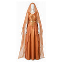 Andor Season 2 Mon Mothma Women Golden Outfit Carnival Halloween Cosplay Costume