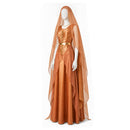 Andor Season 2 Mon Mothma Women Golden Outfit Carnival Halloween Cosplay Costume