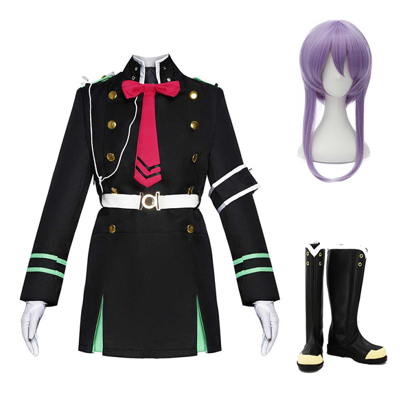 Seraph of the End Shinoa Hiiragi Outfits Halloween Carnival Suit Cosplay Costume