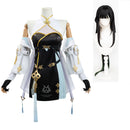 Cosplay Costume Baizhi Wuthering Waves Fullset White Women Halloween Carnival Party Outfits
