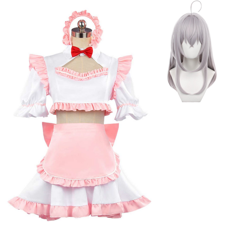 Alya Sometimes Hides Her Feelings in Russian Alisa Mikhailovna Kujou Women Pink Dress Cosplay Costume