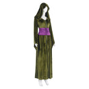 Padme Amidala Women Green Velvet Dress Party Carnival Halloween Cosplay Costume