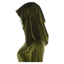 Padme Amidala Women Green Velvet Dress Party Carnival Halloween Cosplay Costume