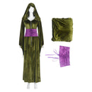 Padme Amidala Women Green Velvet Dress Party Carnival Halloween Cosplay Costume