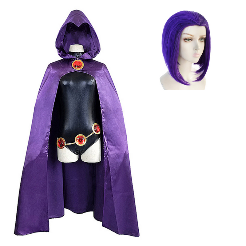 Teen Titans Raven Outfits Halloween Carnival Suit Cosplay Costume