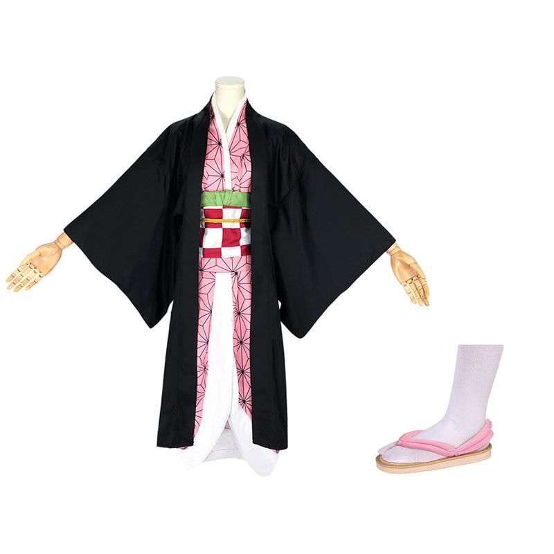 Kamado Nezuko Kimono Adult Anime Cosplay Outfits Halloween Carnival Suit