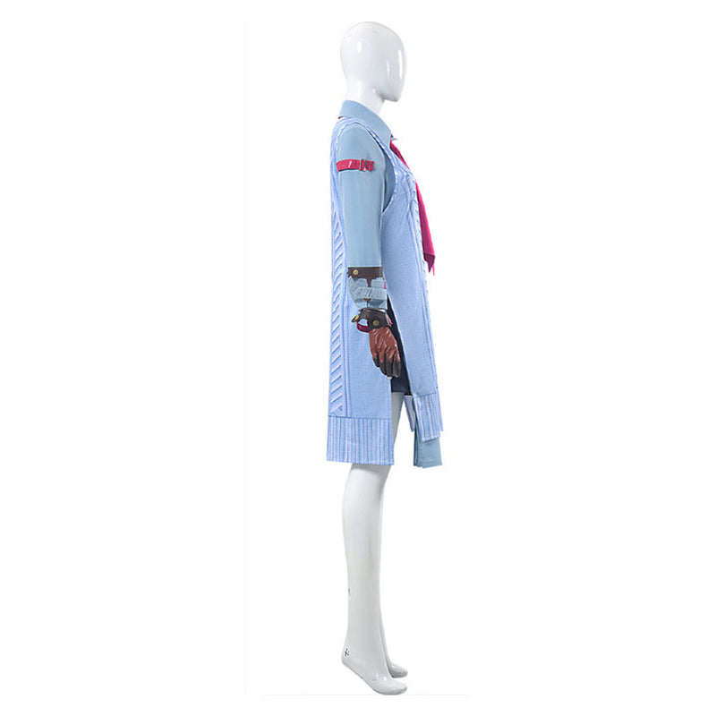 Tekken 8 Jun Kazama Women White Outfit Party Carnival Halloween Cosplay Costume