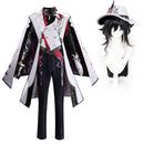 Cosplay Costume Ashveil Honkai: Star Rail Fullset White Men Halloween Carnival Party Outfits