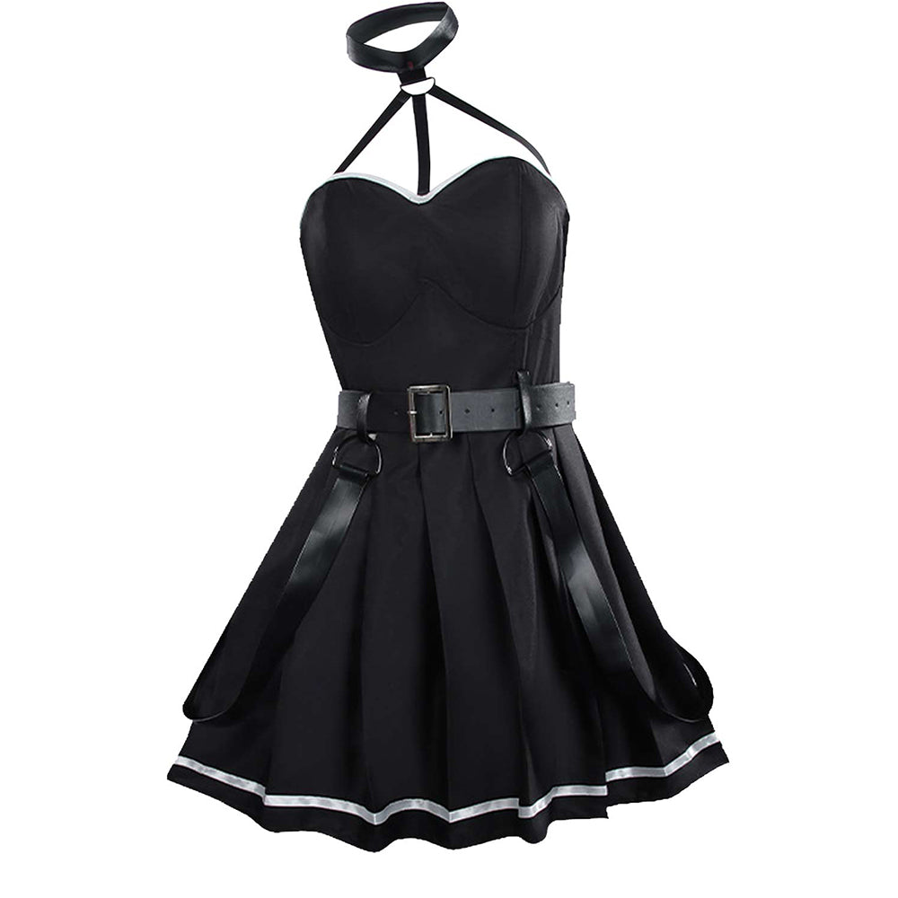 Ubel Black Dress Set Outfits Women Halloween Carnival Party Cosplay Costume