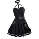 Ubel Black Dress Set Outfits Women Halloween Carnival Party Cosplay Costume