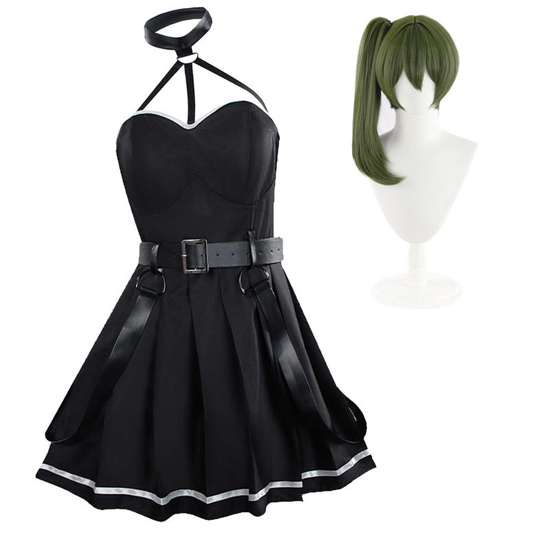 Ubel Black Dress Set Outfits Women Halloween Carnival Party Cosplay Costume