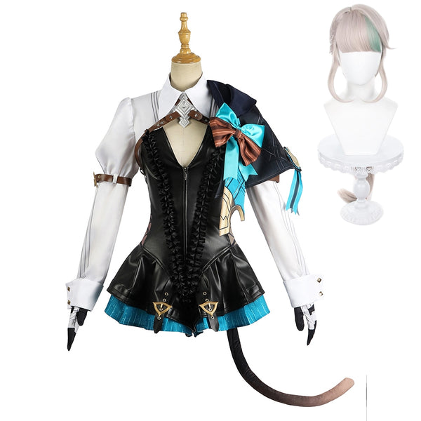 Video Genshin Impact Lynette Outfits Halloween Carnival Cosplay Costume