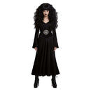 Cosplay Costume Lydia Beetlejuice Goth Dress Budget Friendly Black Women Halloween Carnival Party Outfits