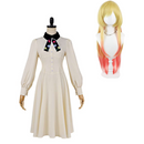 Cosplay Costume Mei Kinosak Marriagetoxin Dress White Women Halloween Carnival Party Outfits