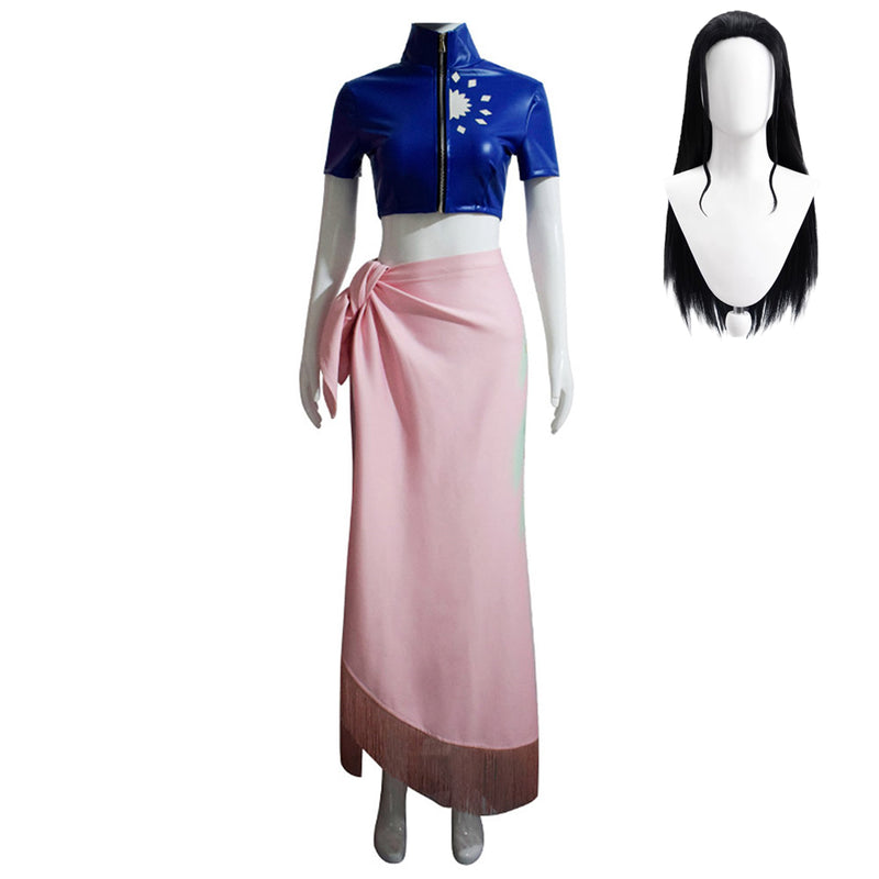 One Piece Nico Robin Cosplay Costume Dress Outfits Halloween Carnival Suit