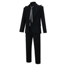 Cosplay Costume Devil Crowley Good Omens Suit Black Men Halloween Carnival Party Outfits