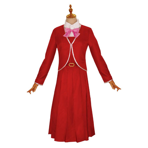 Mysterious Disappearances Anime Oto Adashino Women Red Dress Party Carnival Halloween Cosplay Costume