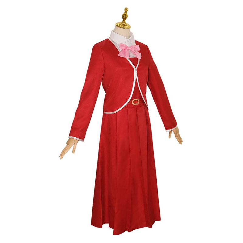 Mysterious Disappearances Anime Oto Adashino Women Red Dress Party Carnival Halloween Cosplay Costume