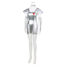 Cosplay Costume Tin Man The Wizard of Oz Genderbend Dress White Women Halloween Carnival Party Outfits