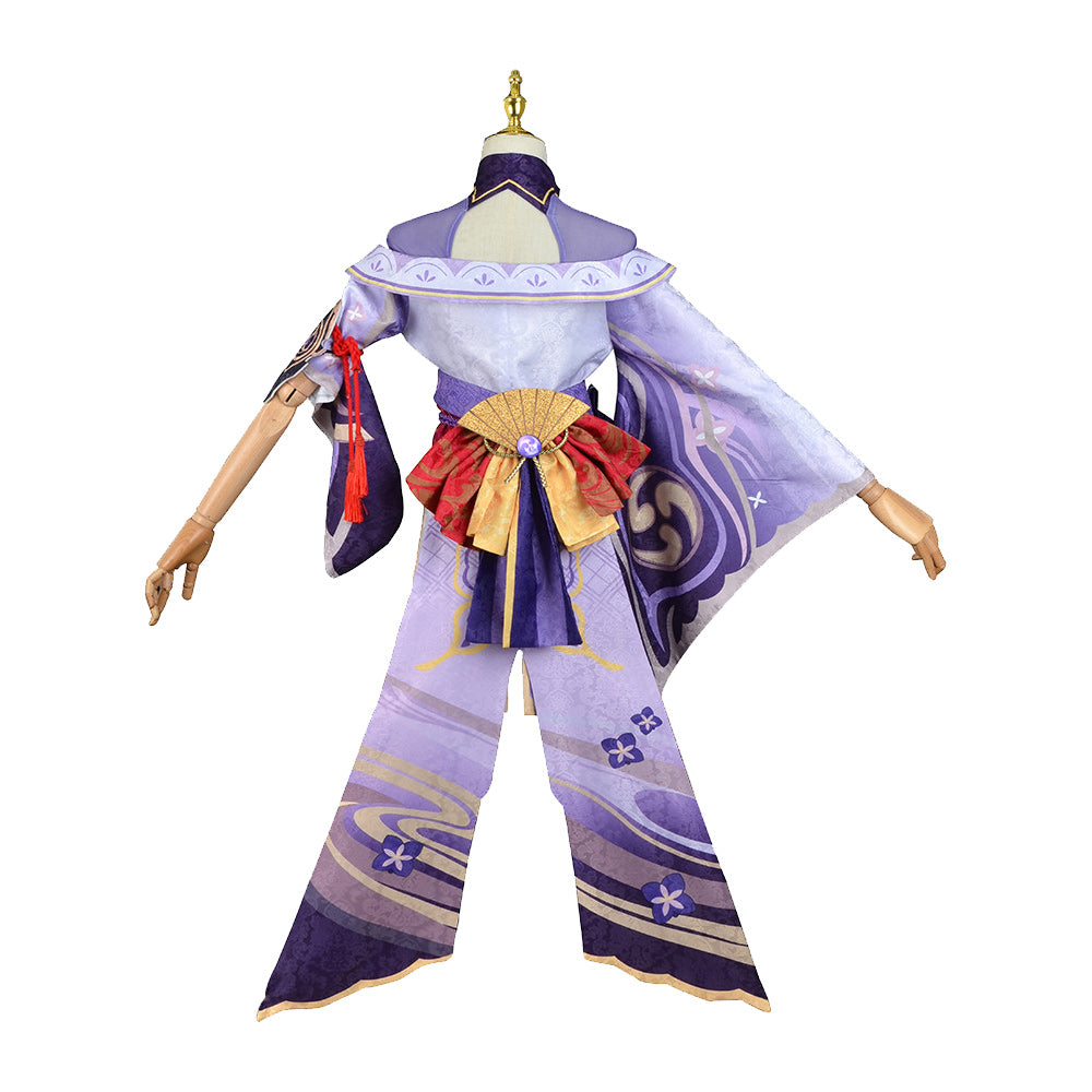 Genshin Impact Baal Raiden Shogun Outfits Halloween Carnival Suit Cosplay  Costume