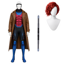 Cosplay Costume Gambit Remy LeBeau Fullset Brown Men Halloween Carnival Party Outfits