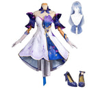 Honkai: Star Rail Robin Women White Dress Party Carnival Halloween Cosplay Costume