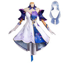 Honkai: Star Rail Robin Women White Dress Party Carnival Halloween Cosplay Costume