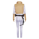 Princess Leia Women White Jumpsuit Party Carnival Halloween Cosplay Costume