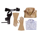 Princess Leia Women White Jumpsuit Party Carnival Halloween Cosplay Costume