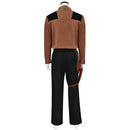 Cosplay Costume Han Solo Jacket Pants Set Brown Men Halloween Carnival Party Outfits