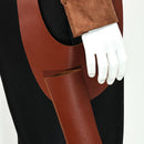 Cosplay Costume Han Solo Jacket Pants Set Brown Men Halloween Carnival Party Outfits