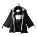 Call of the Night Nazuna Nanakusa Women Black Outfit Coat Version Cosplay Costume