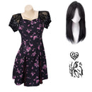 Cosplay Costume Nikki Freeman Obsession (2026) Sarah Floral Dress Budget Friendly Black Women Halloween Carnival Party Outfits