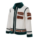 Cosplay Costume Smoker Coat White Men Halloween Carnival Party Outfits