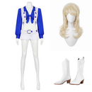Cosplay Costume Dolly Parton Dallas Cowboys Cheerleaders Costume Women Halloween Carnival Party Outfits