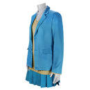 Blue Box Kano Chinatsu Women Blue Uniform Dress Party Carnival Halloween Cosplay Costume