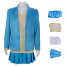 Blue Box Kano Chinatsu Women Blue Uniform Dress Party Carnival Halloween Cosplay Costume