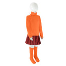 Scooby-Doo Velma Women Top Skirt Set Party Carnival Halloween Cosplay Costume