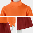 Scooby-Doo Velma Women Top Skirt Set Party Carnival Halloween Cosplay Costume