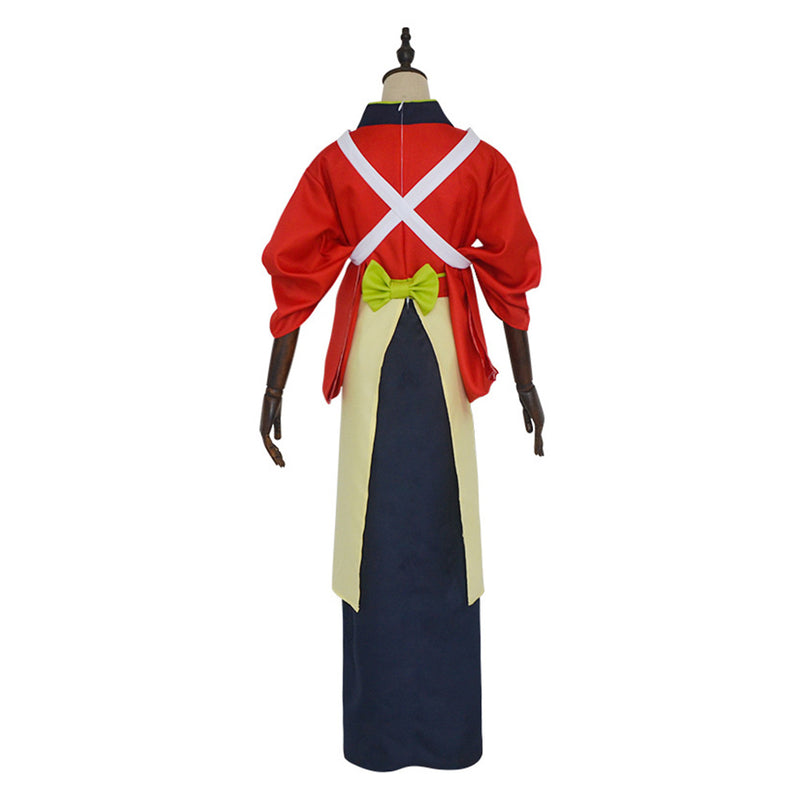 Lycoris Recoil Kurumi Inoue Takina Nishikigi Chisato Women Kimono Outfit Cosplay Costume