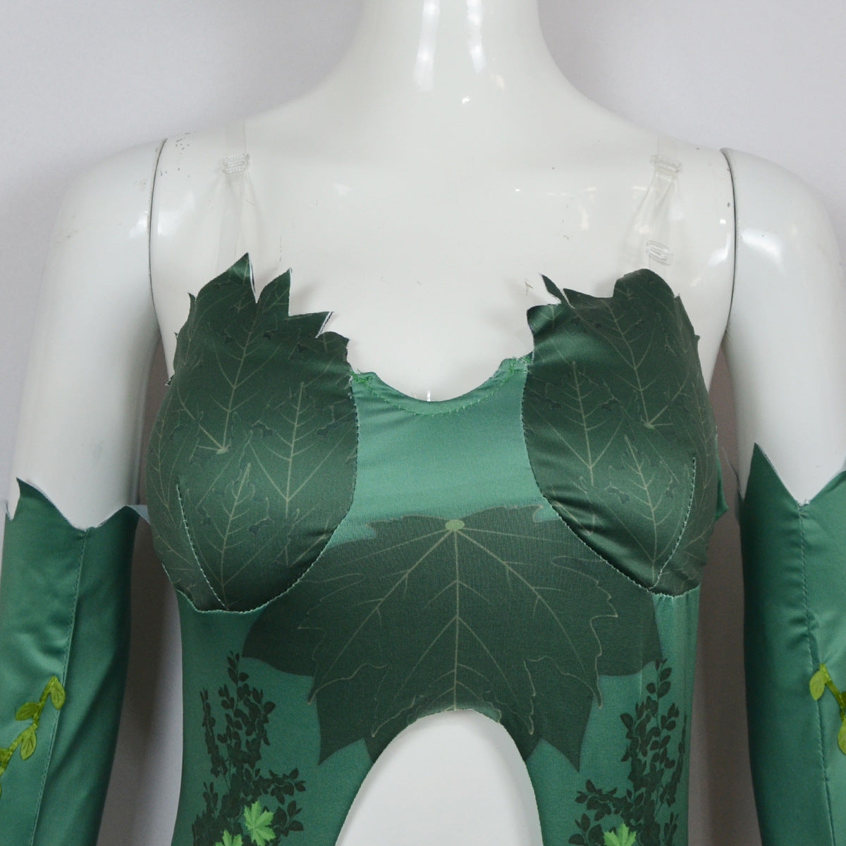 Poison Ivy Women Green Outfit Carnival Halloween Cosplay Costume