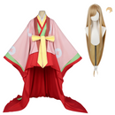 Cosmic Princess Kaguya! (2026) Kaguya Pink Kimono Outfit Women Halloween Carnival Party Cosplay Costume