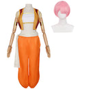 Cosplay Costume Ram Re: Zero Season 4 Exotic Dancer Top Pants Orange Women Halloween Carnival Party Outfits