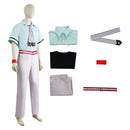 Kou Minamoto Green Outfit Carnival Halloween Cosplay Costume